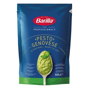 Barilla Pesto Genovese Pasta Sauce with Fresh Italian Basil - 500gm