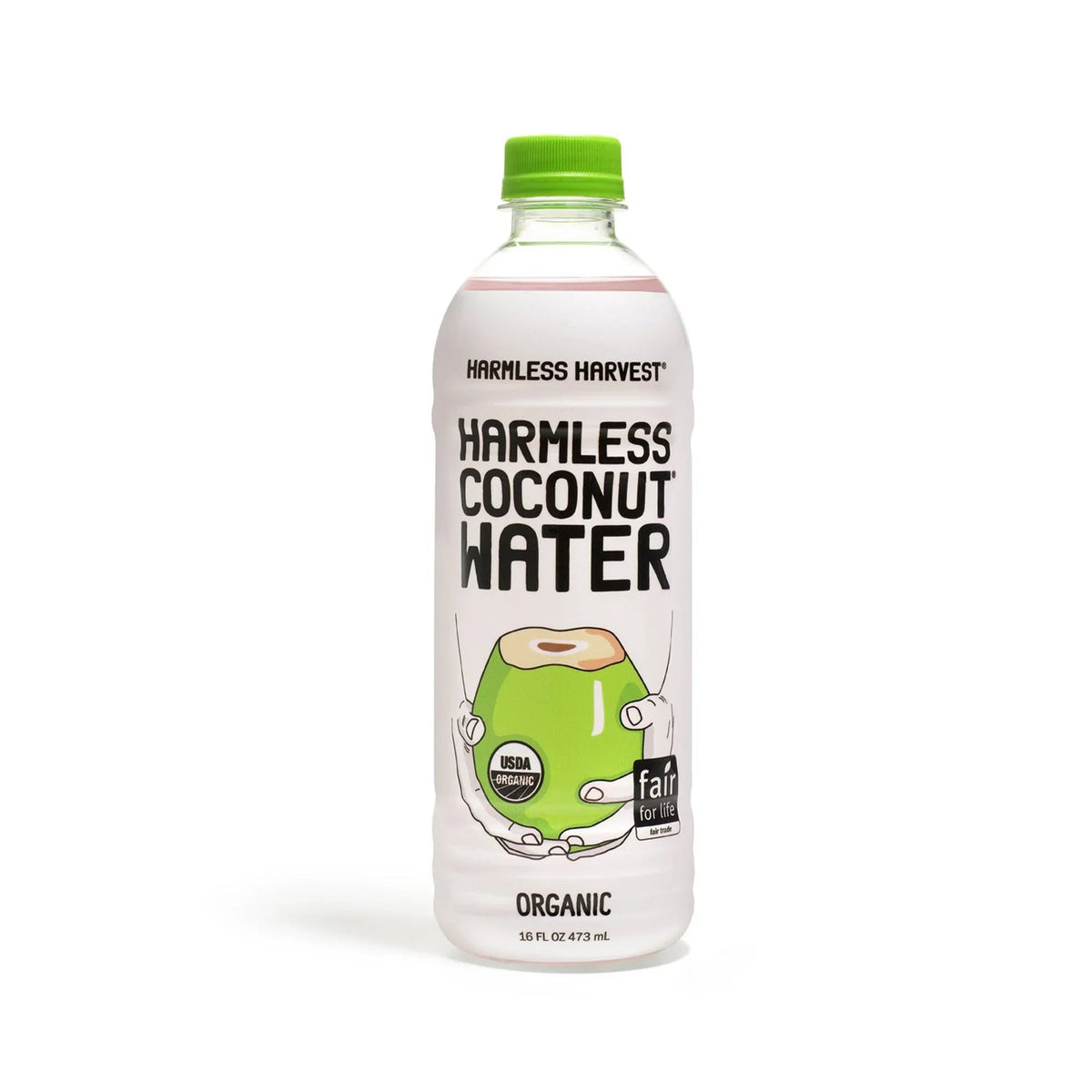 Harmless Harvest Organic Coconut Water, No Added Sugar - 473ml