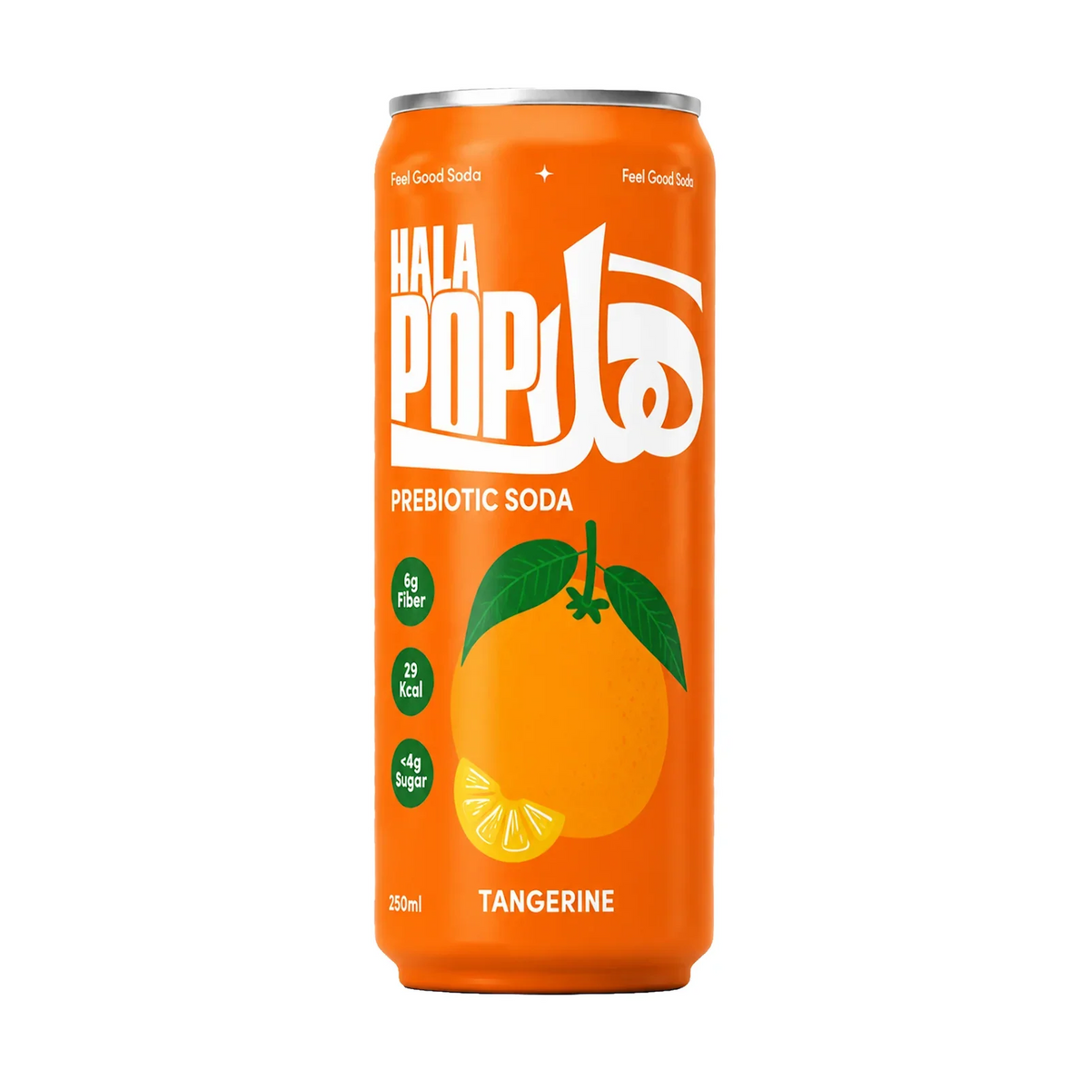 HALAPOP Probiotic Soda Tangerine