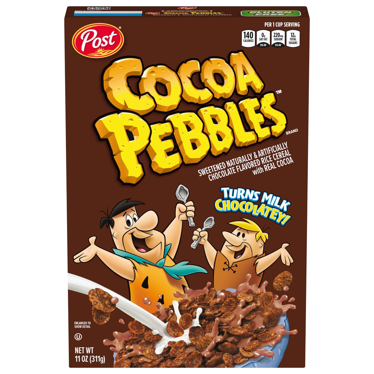 Post Cocoa Pebbles Gluten Free Breakfast Cereal - 312gm