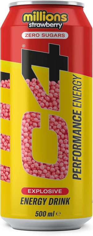 C4 Original Millions Strawberry Energy Drink 500 ml