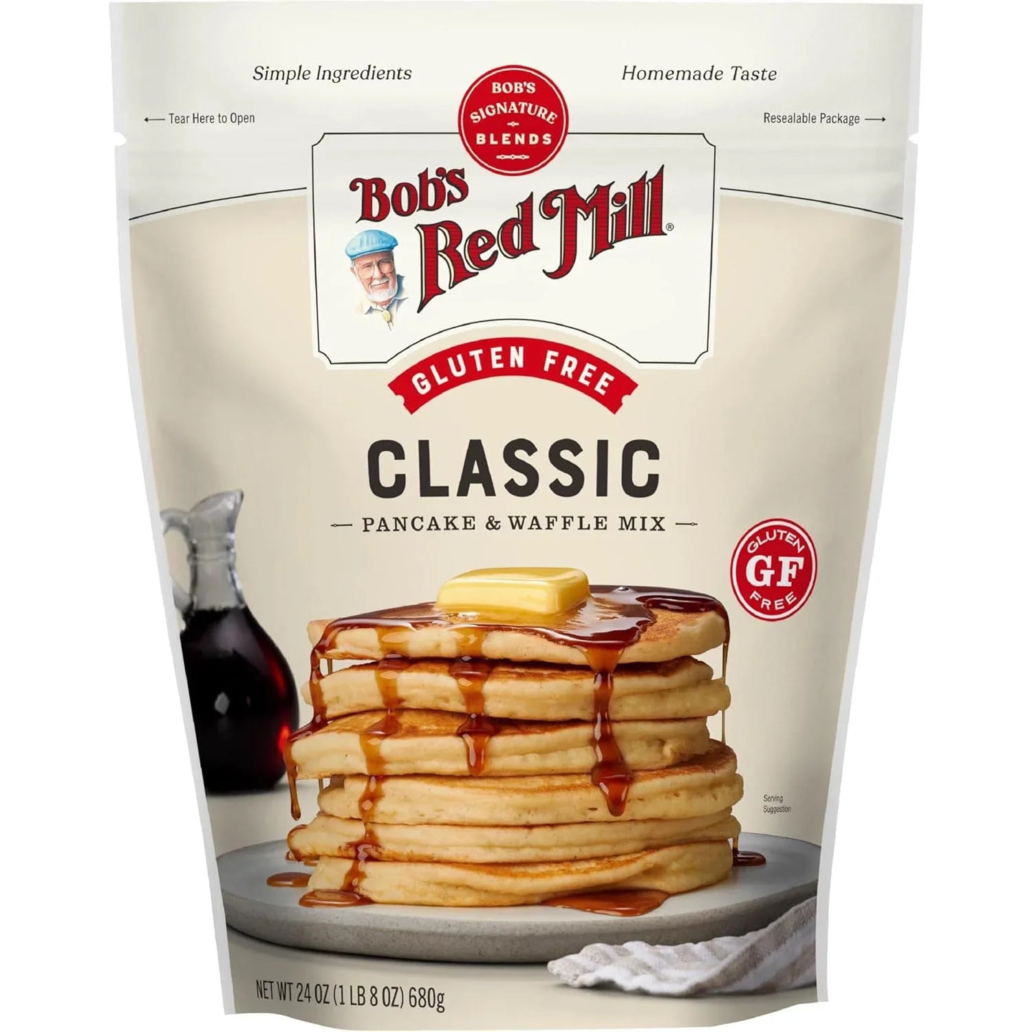 Bob's Red Mill Gluten Free Pancake Mix, Whole Grain