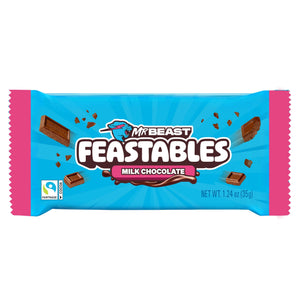 Mr Beast Feastables Milk Chocolate Bar, Made with Grass-Fed Milk Chocolate and Organic Cocoa - 35gm