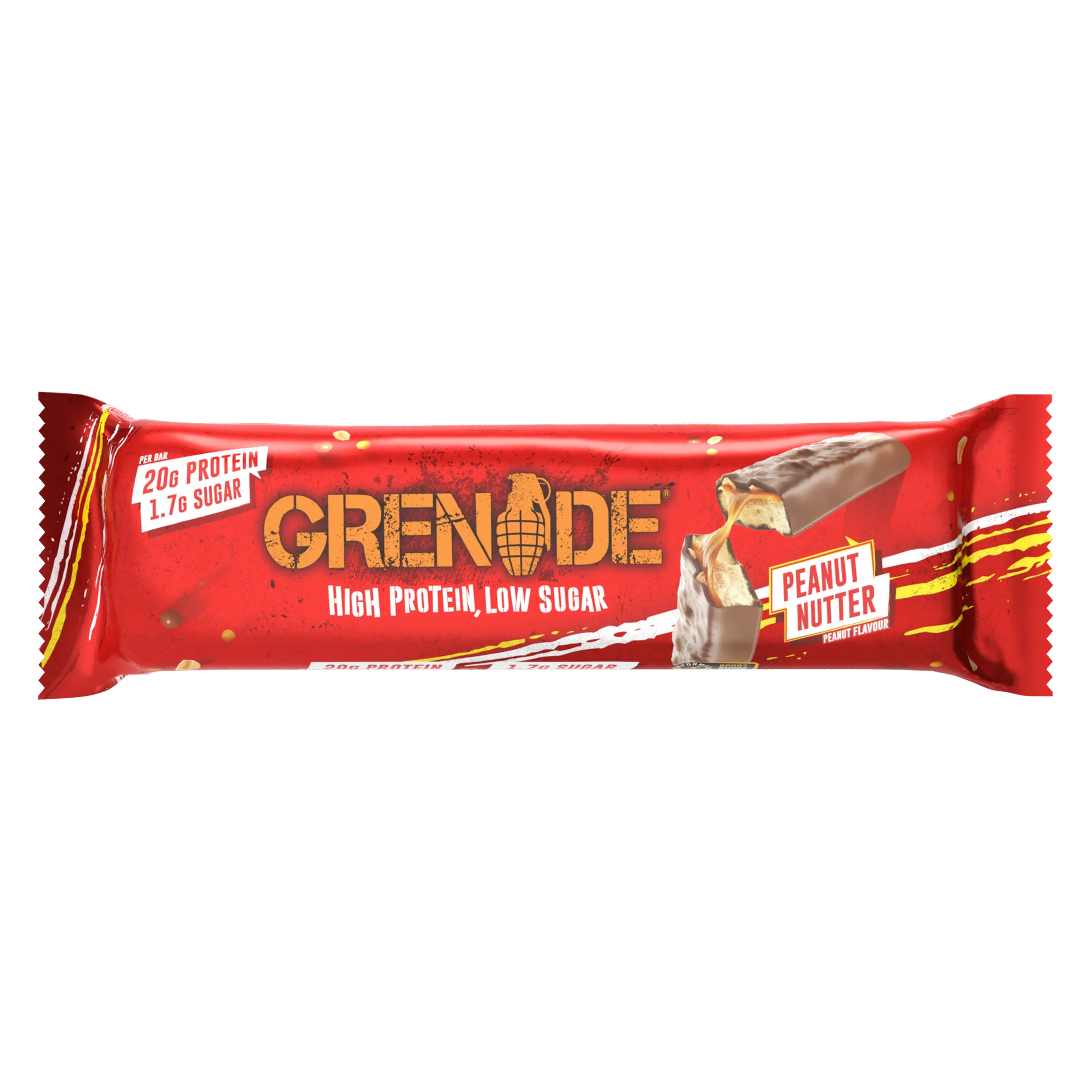 Grenade Peanut Nutter - High Protein Bar - Low Sugar 60gm