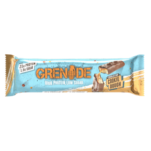 Grenade Chocolate Chip Cookie Dough - High Protein Bar - Low Sugar  60gm