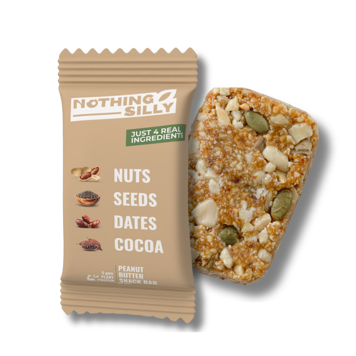 Nothing Silly - Peanut Butter - 6 Bars