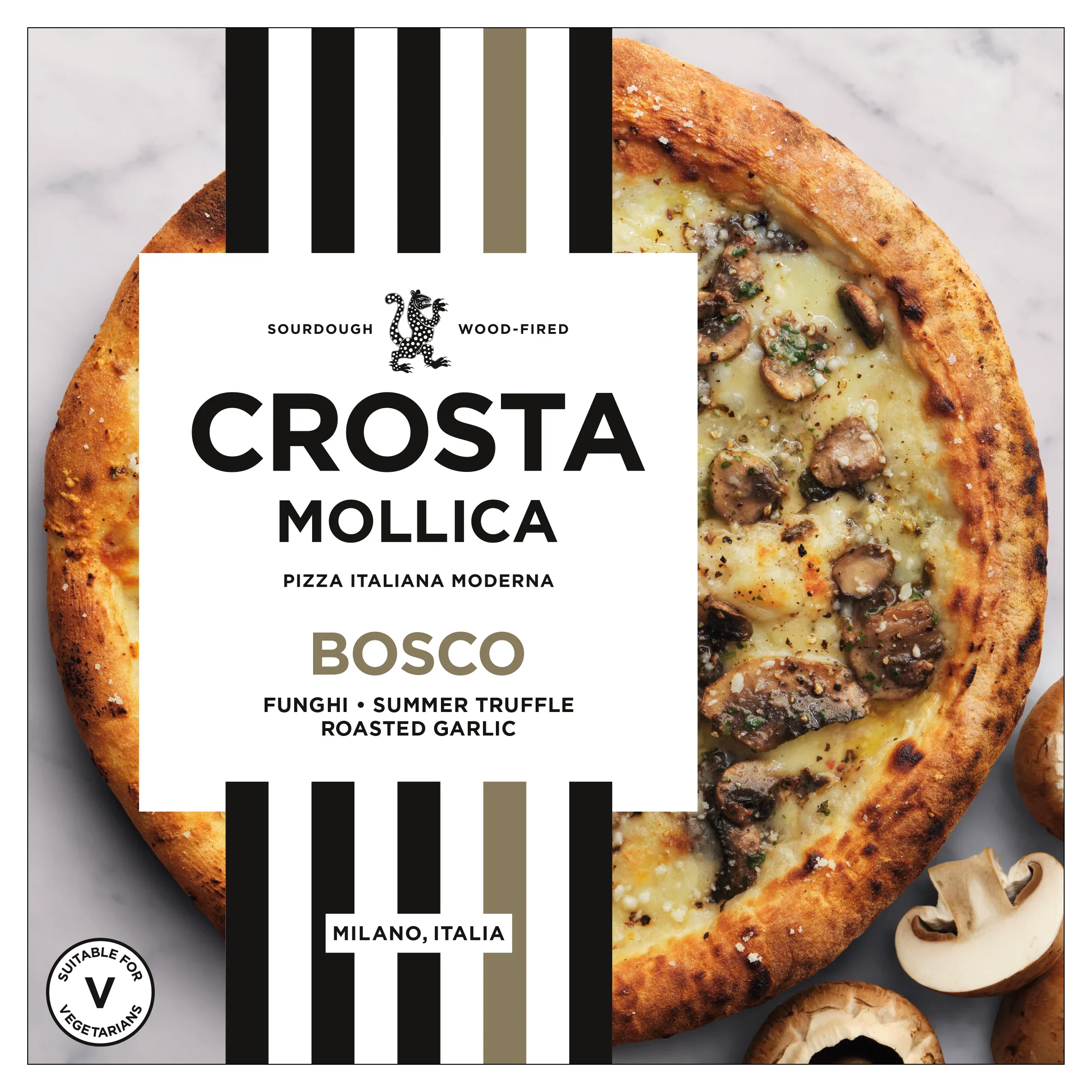 Crosta Mollica Frozen Bosco Sourdough Pizza 443gm
