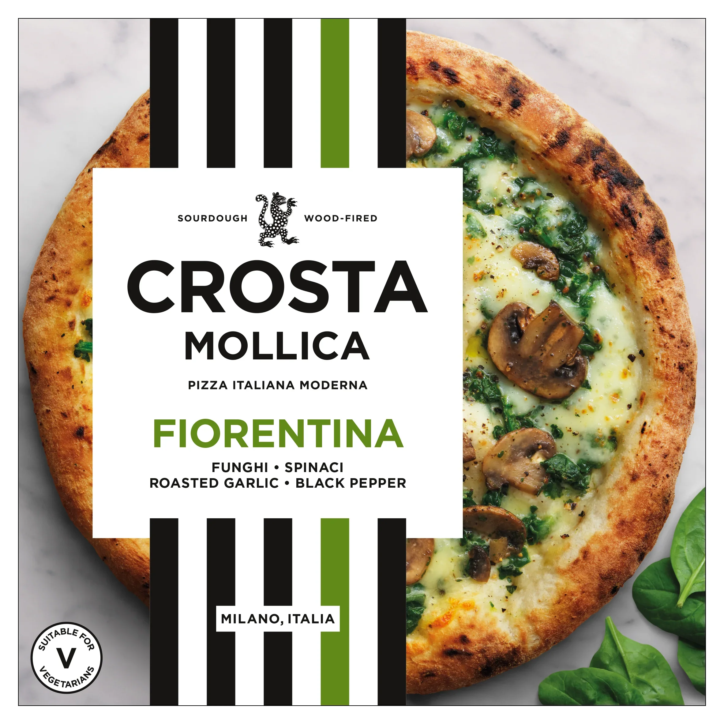 Crosta Mollica Frozen Fiorentina Sourdough Pizza 453gm