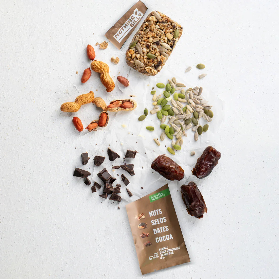 Peanut Dark Chocolate - View 2 | Welaza