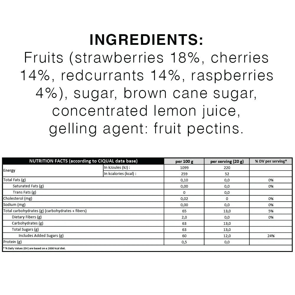 Bonne Maman Four Fruits Preserve - 370g