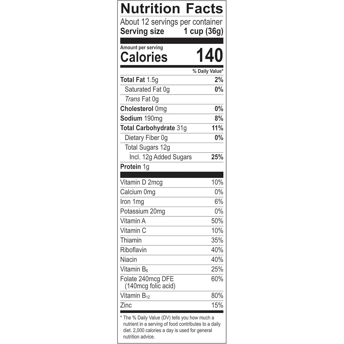 Post Fruity Pebbles Sweetened Rice Breakfast Cereal Gluten Free - 425gm