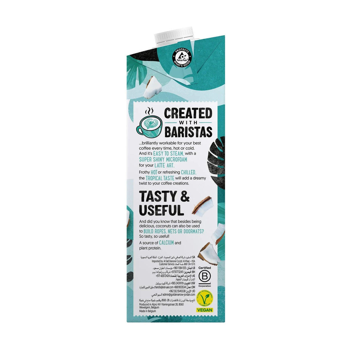 Alpro Barista Coconut Drink, Case of 12 (12 x 1L), Plant Based