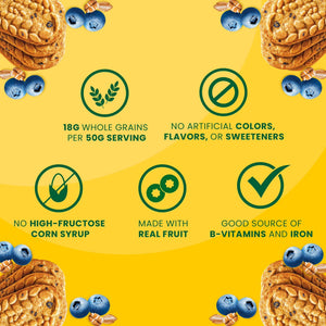 Belvita Crunchy 4 Breakfast Biscuits, Blueberry 50g