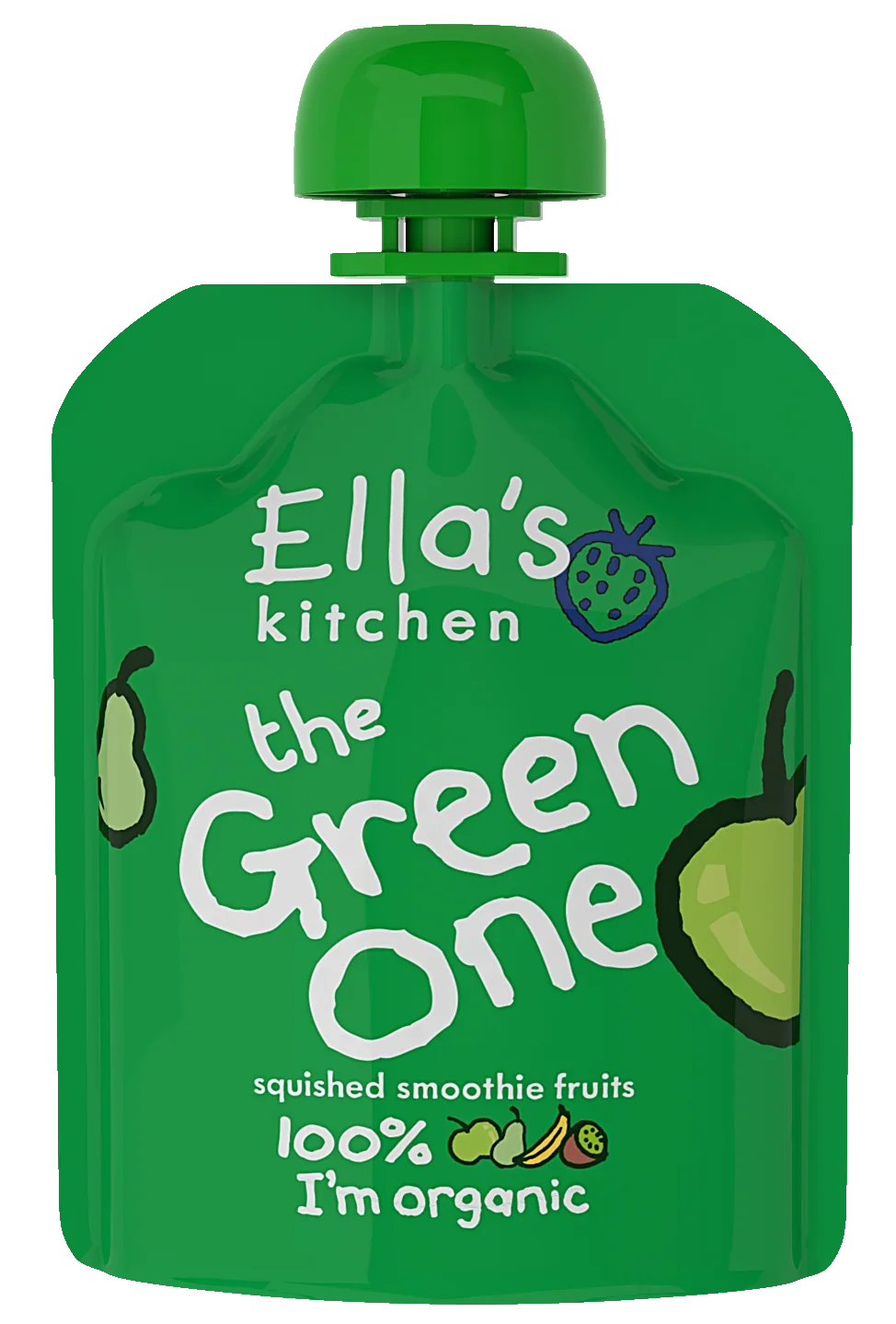 Ella's Kitchen organic the green one 90g x 5. Expiry Date: 1-May-26