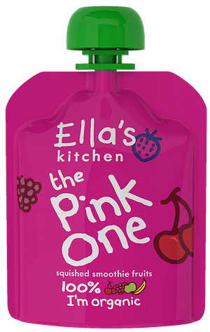 Ella's Kitchen organic the pink one 90g x 5. Expiry Date: 1-Jun-26