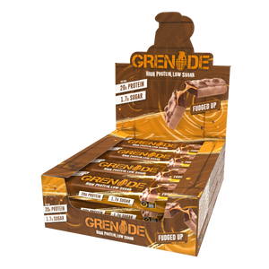 Grenade Fudged Up - High Protein Bar - Low Sugar (60gm x 12) Box