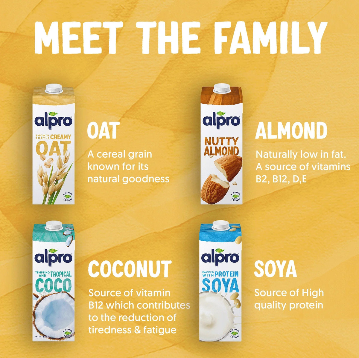 Alpro Oat 1L - Pack of 4