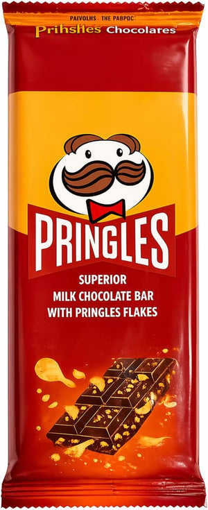 Pringles Superior Milk Chocolate Bar with Pringles Flakes 100g