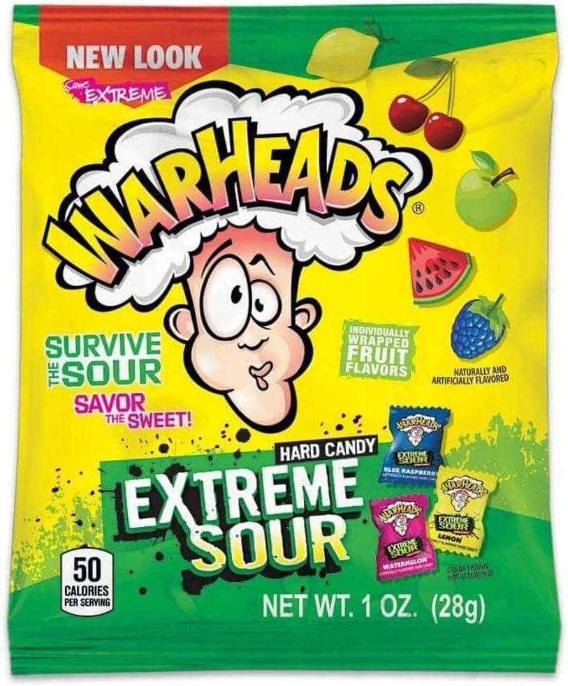 Warheads Extreme Sour Hard Candy - 28g