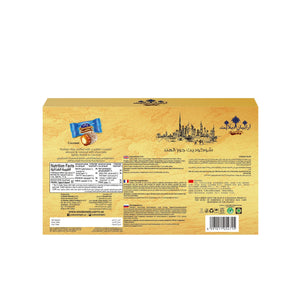 Arabian Delights Chocodate with Coconut, Chocolate Coated Bite-Sized Snacks, Stuffed w/ Golden Roasted Almonds, Dates - 250 gm