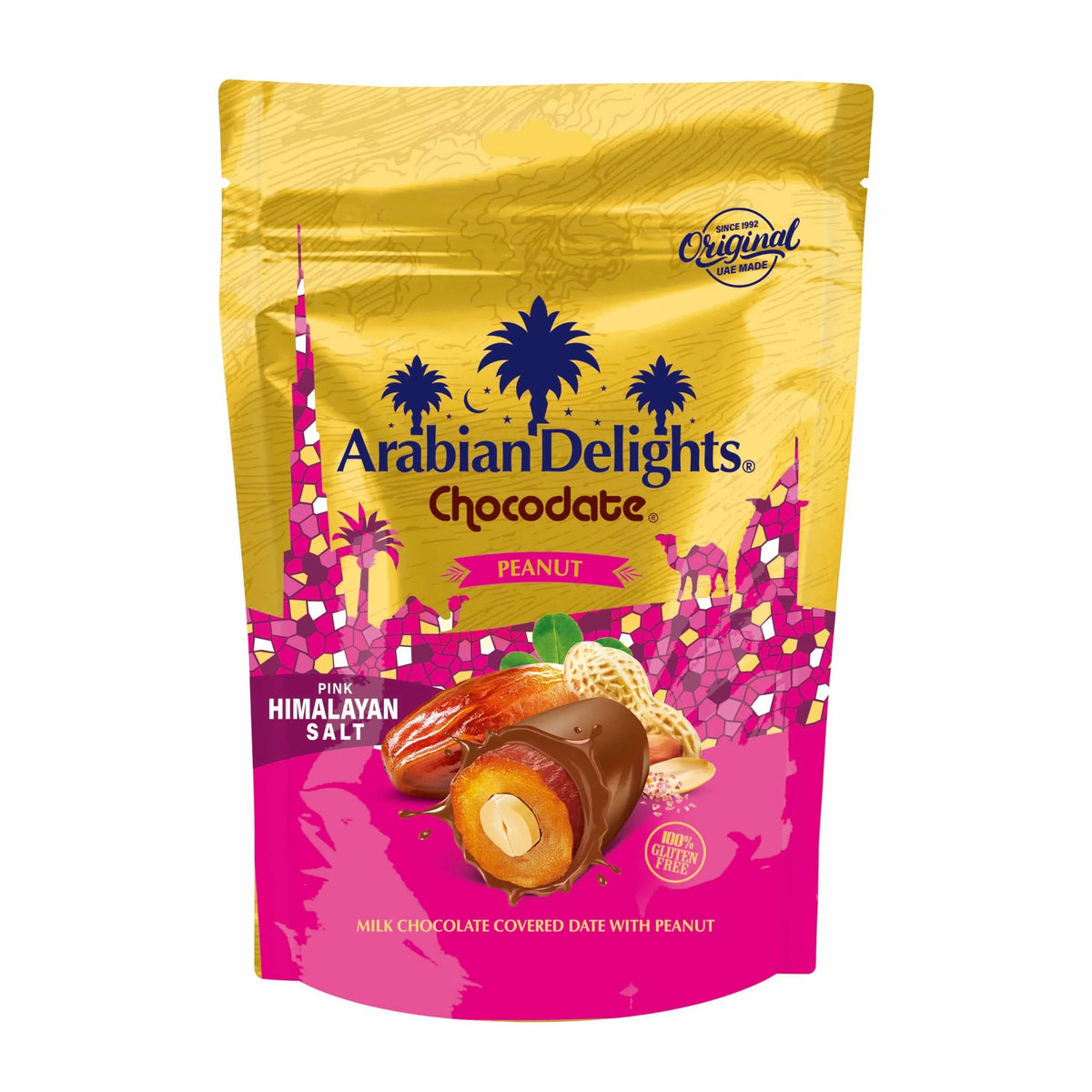 Arabian Delights Chocodate Peanut, 100% Gluten Free - 200gm