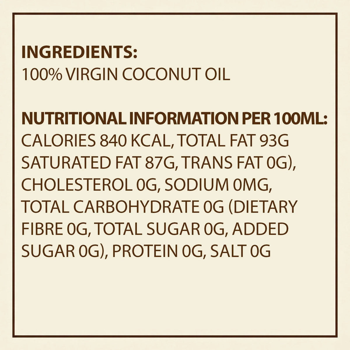 Earth's Finest Virgin Coconut Oil - 500ml