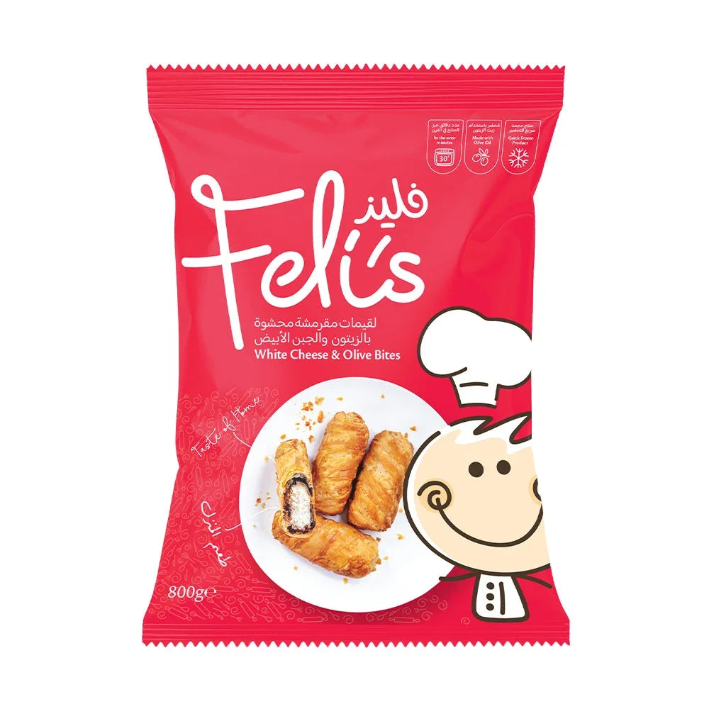 Feli's Kitchen Frozen Cheese & Olive Bites - 800g