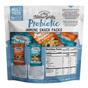 Nature's Garden Probiotic Immune Booster Trail Mix, Variety Pack, 816g - 24 pk.