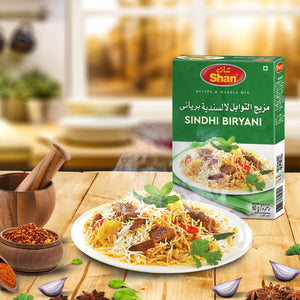 Shan Sindhi Biriyani Recipe & Masala Mix 60gm(Triple Pack)