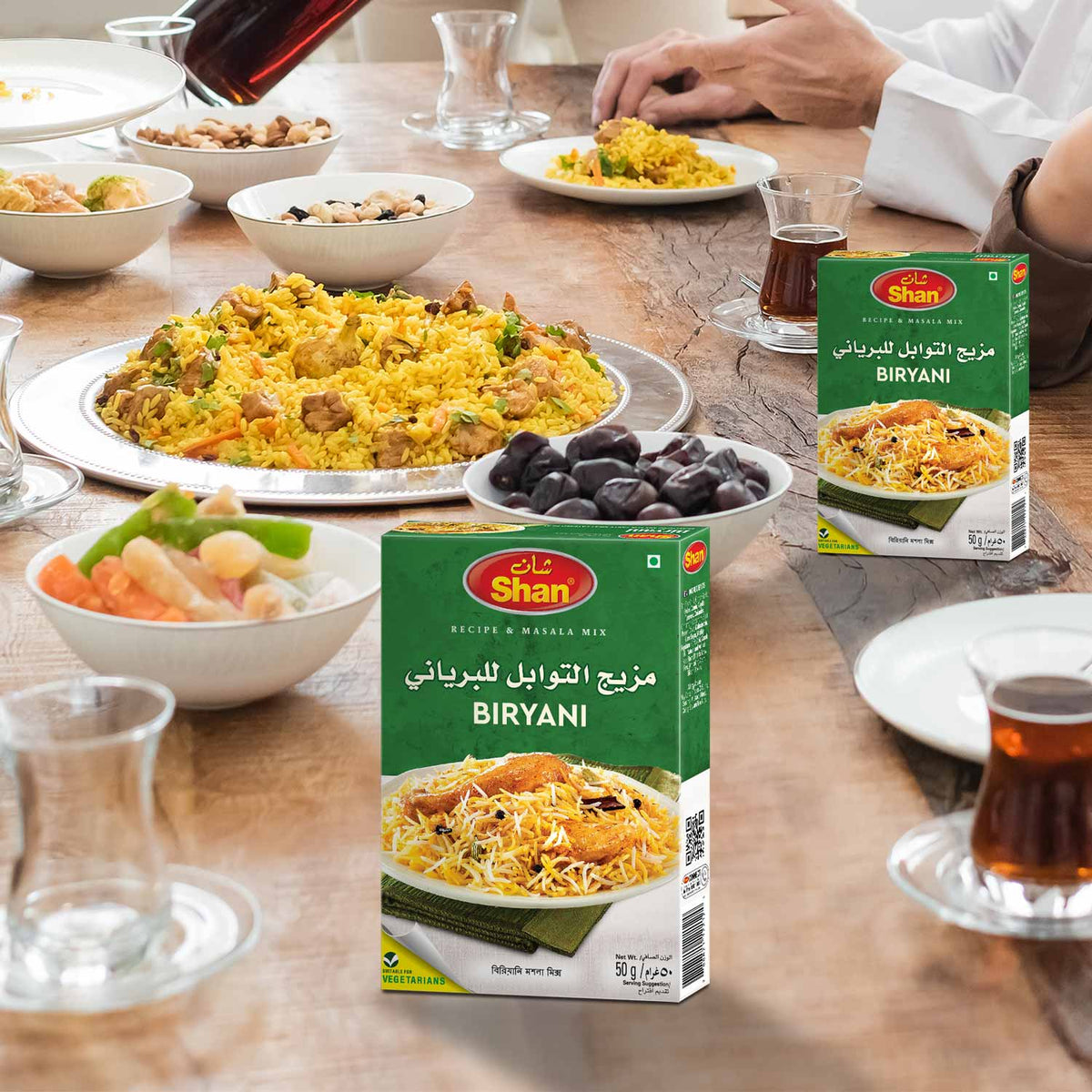 Shan Biryani Recipe & Masala Mix 50gm (Triple Pack)