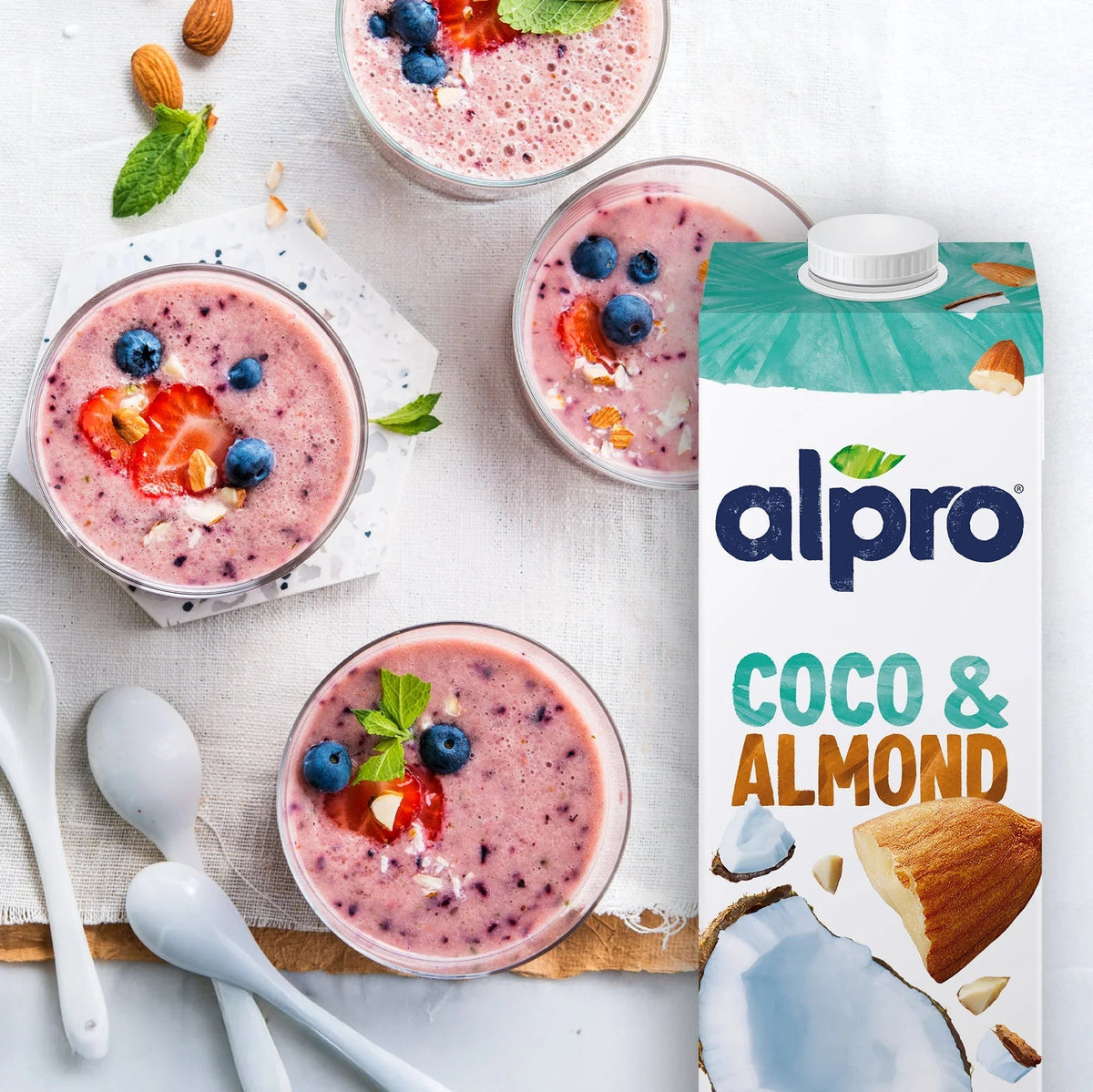 Alpro Coconut Almond Drink - Case of 8 (8 x 1L)