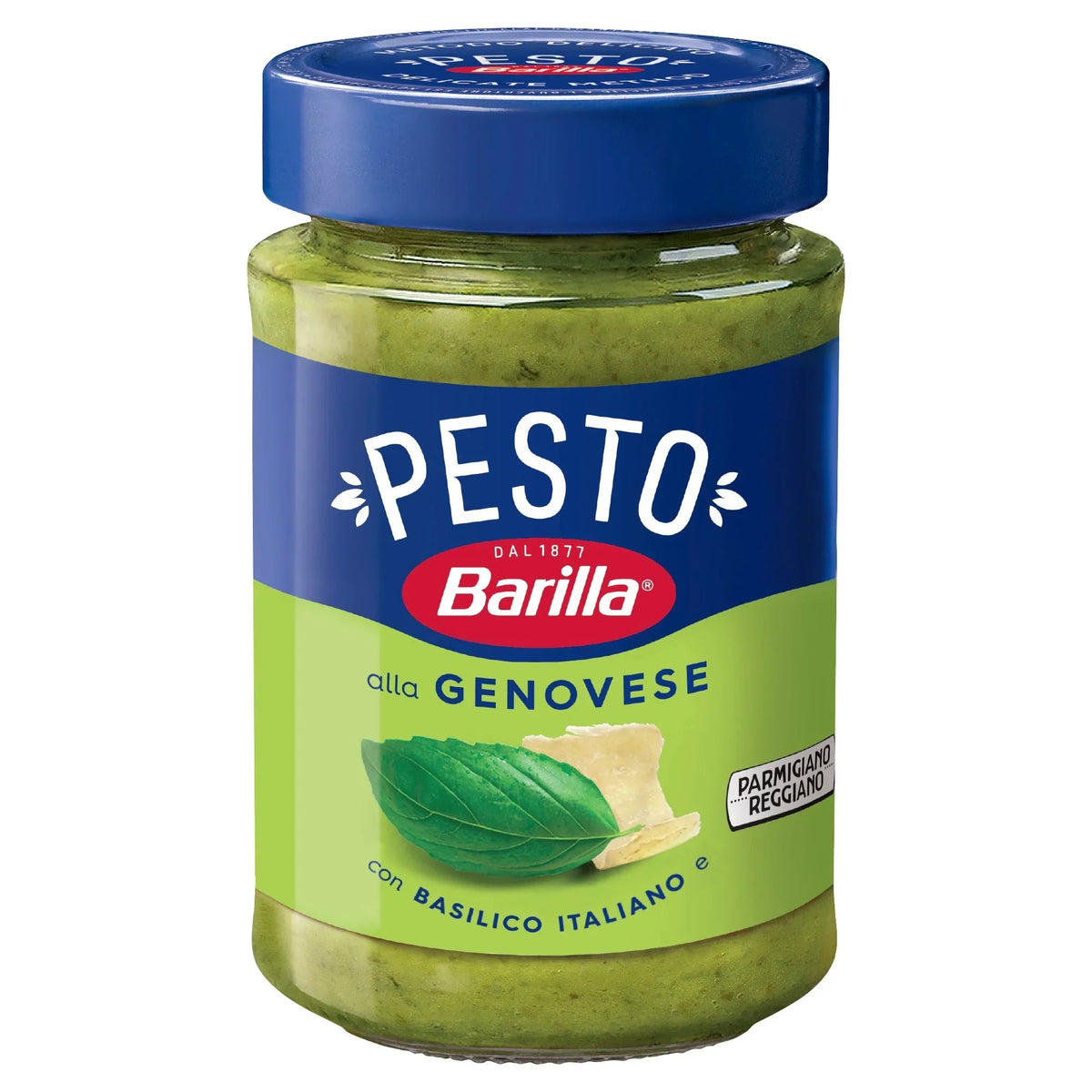 Barilla Pesto Genovese Pasta Sauce with Fresh Italian Basil - 500gm