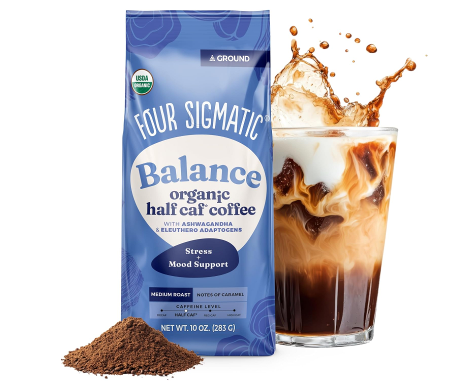 Four Sigmatic Balance Organic Half Caf Coffee 283g