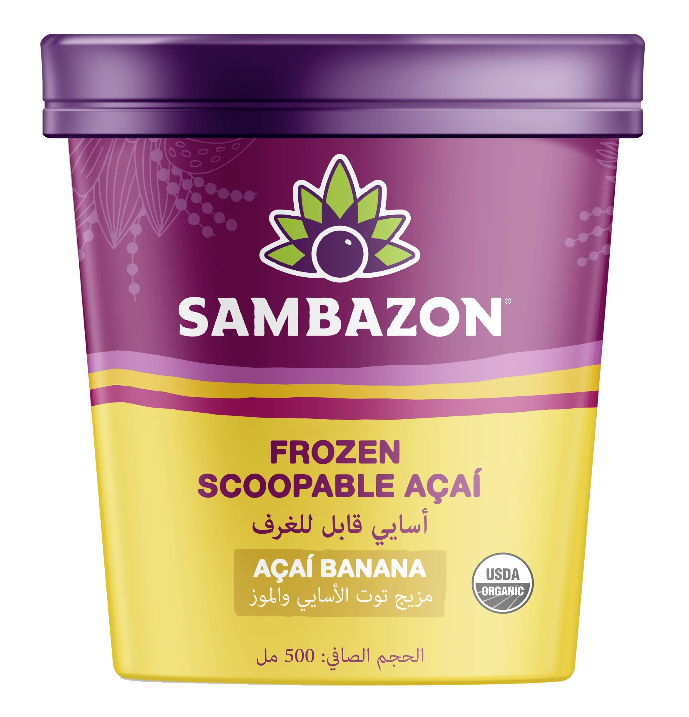 Sambazon Frozen Scoopable Acai With Banana 500ml