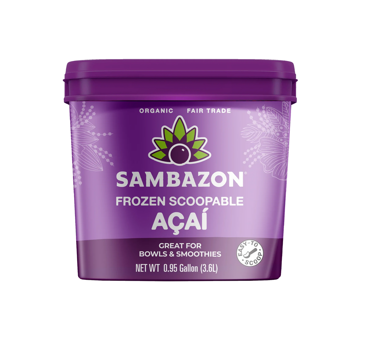 Sambazon Frozen Scoopable Açaí Sorbet - 10L
