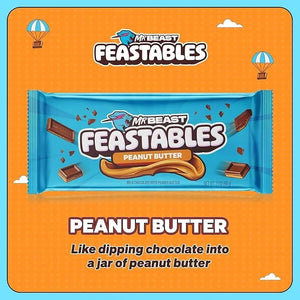 Feastables Peanut Butter Chocolate Bar, 60g - New - View 3 | Welaza