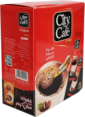 City cafe Black instant Coffee 24x2g