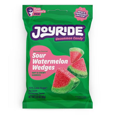 Joyride Sour Candy Watermelon Gummy Wedges 99g