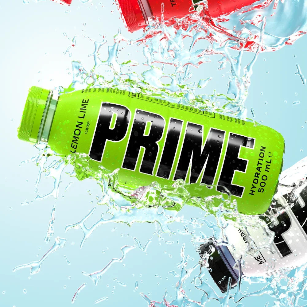 Prime Lemon Lime Hydration Drink - 500ml Pack of 12