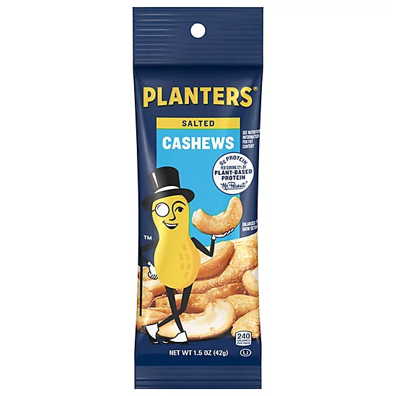 Planters Plant Based Protein Honey Roasted Peanuts - 49g