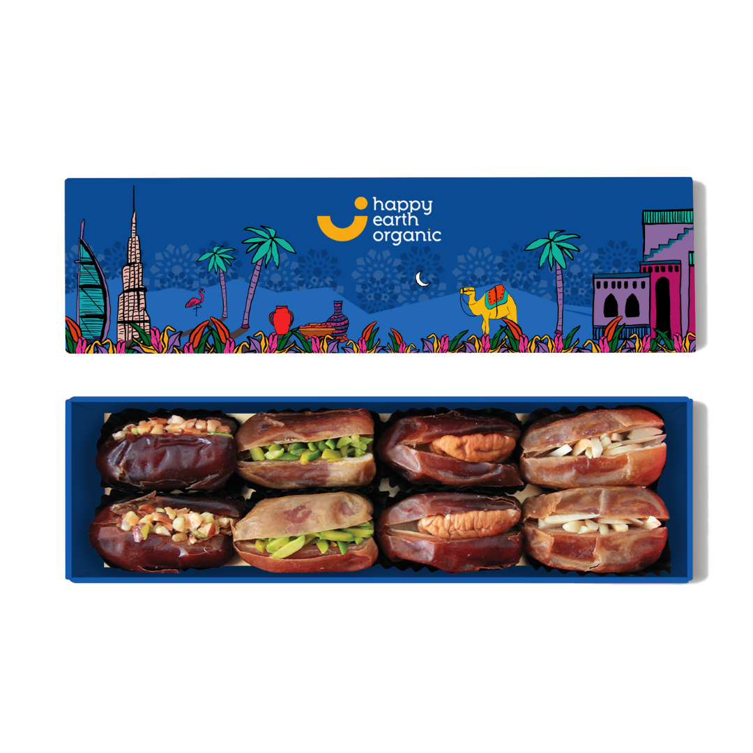 Happy Earth Organic Dubai Green Filled Dates