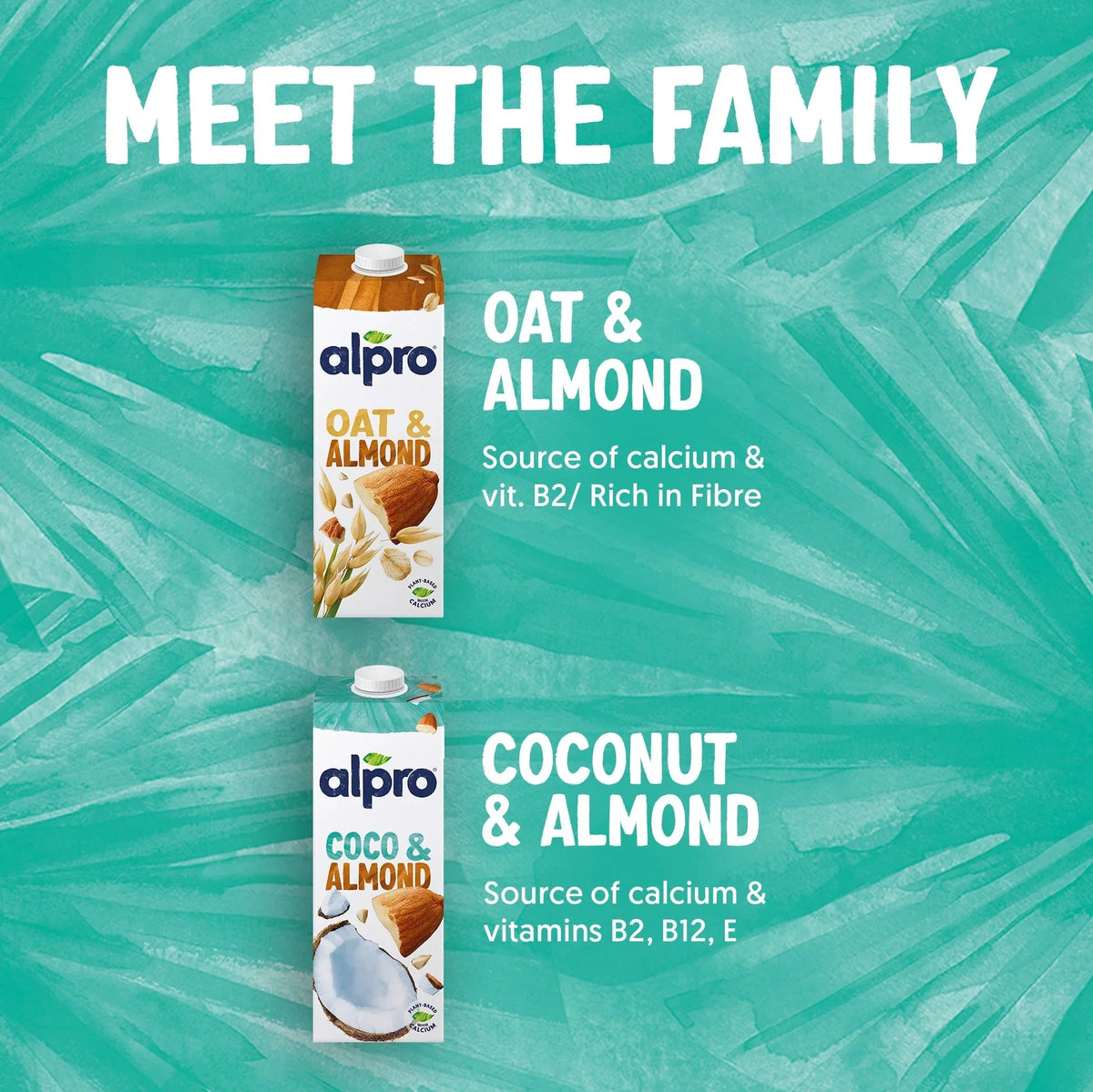 Alpro Coconut Almond Drink - Case of 8 (8 x 1L)