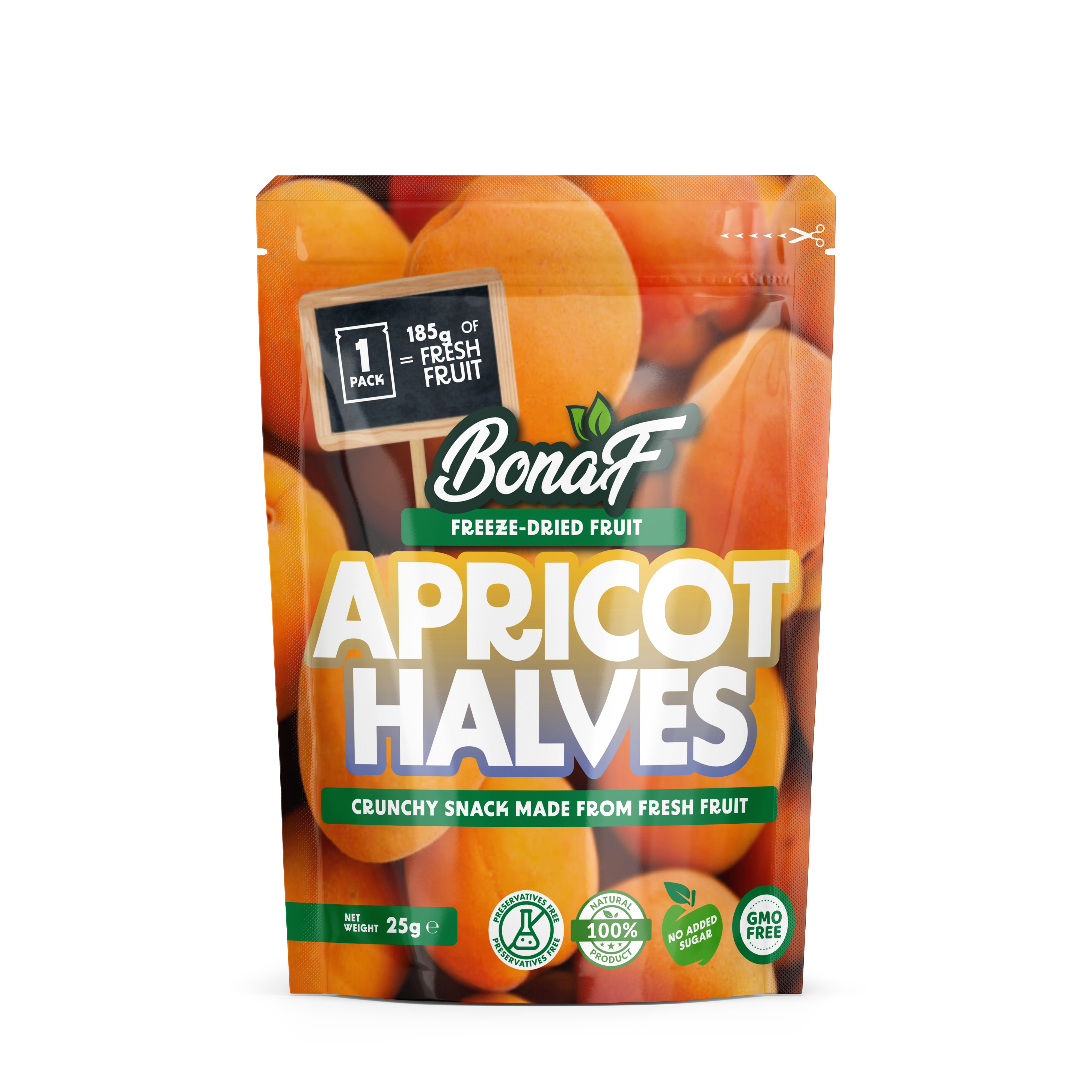 Freeze Dried Apricot Halves 25g