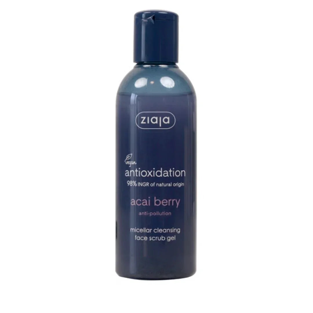 Acai Berry Micellar Face Cleansing Scrub Gel (Ziaja) - Image 1