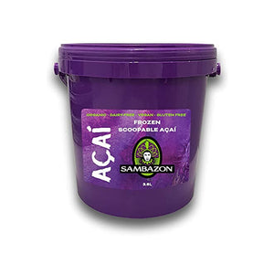 Sambazon Acai Puree All Natural – Frozen 3.6l bucket Sambazon