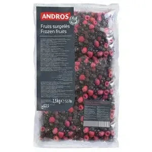 Andros Chef Frozen Mixed Berries 2.5Kg