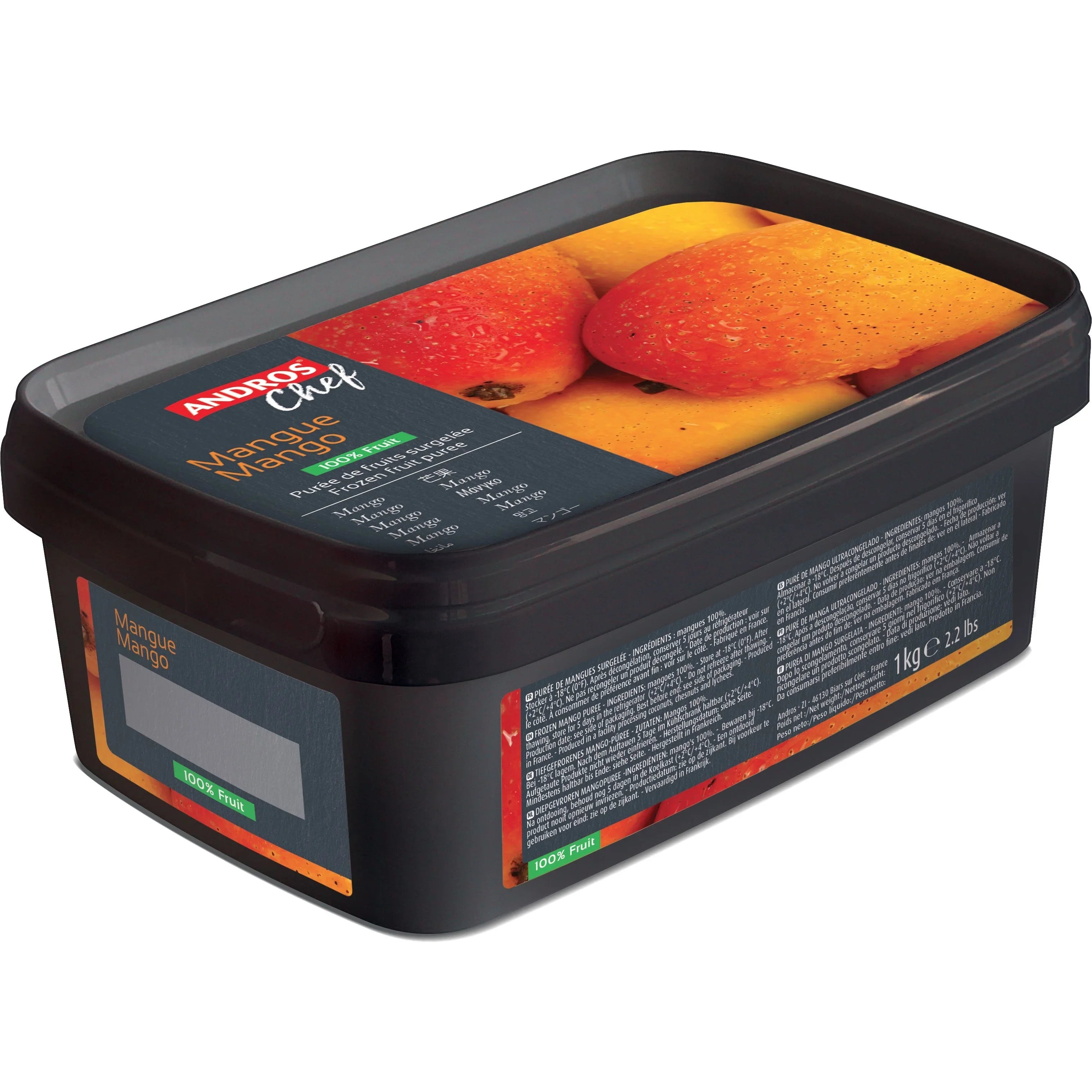 Andros Chef Frozen Mango Puree 1Kg