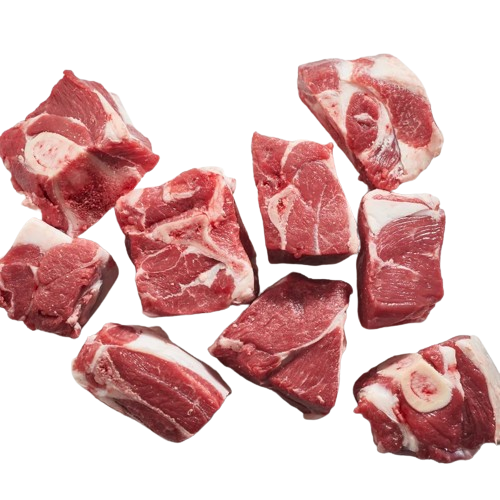 Bone-In Lamb Shoulder Medium Cube Raised w/o Antibiotics
