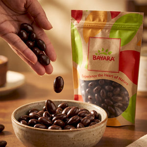 Almonds Dark Chocolate Coated 250g - View 5 | Welaza