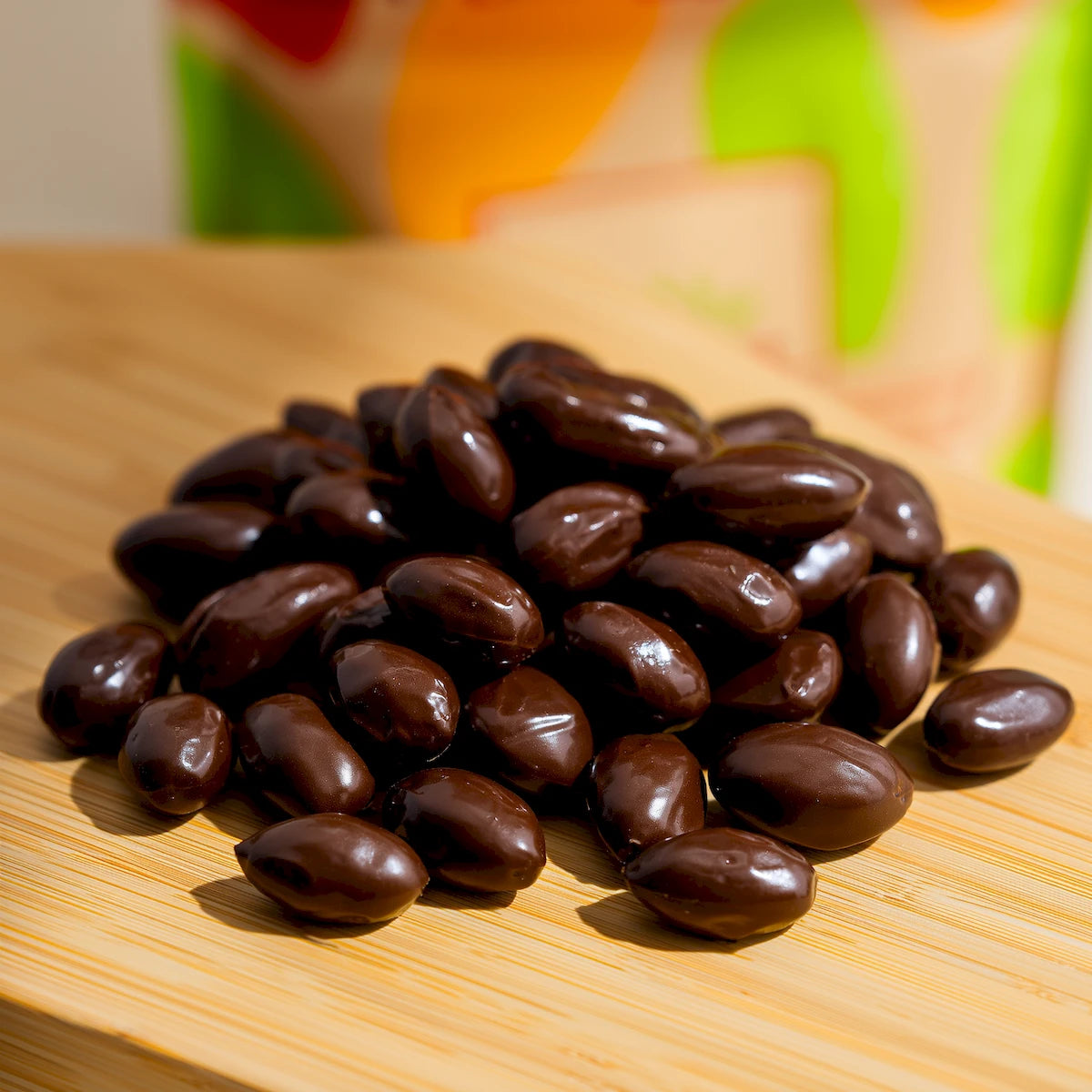 Almonds Dark Chocolate Coated 250g - View 8 | Welaza